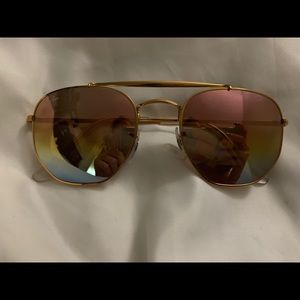 Authentic Rayban Marshall frame rainbow lenses